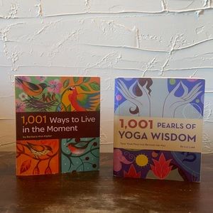 Set of 2 Handy Yoga Teaching Inspirational Books Of Wisdom
